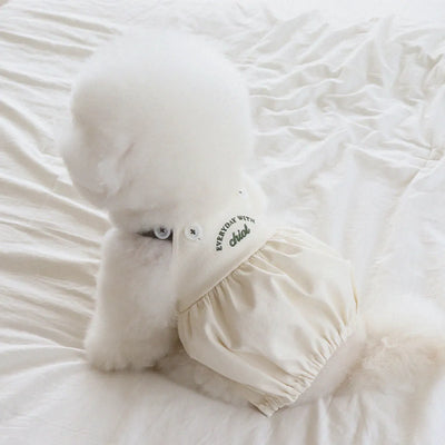 Lovesome balloon overalls (Cream)