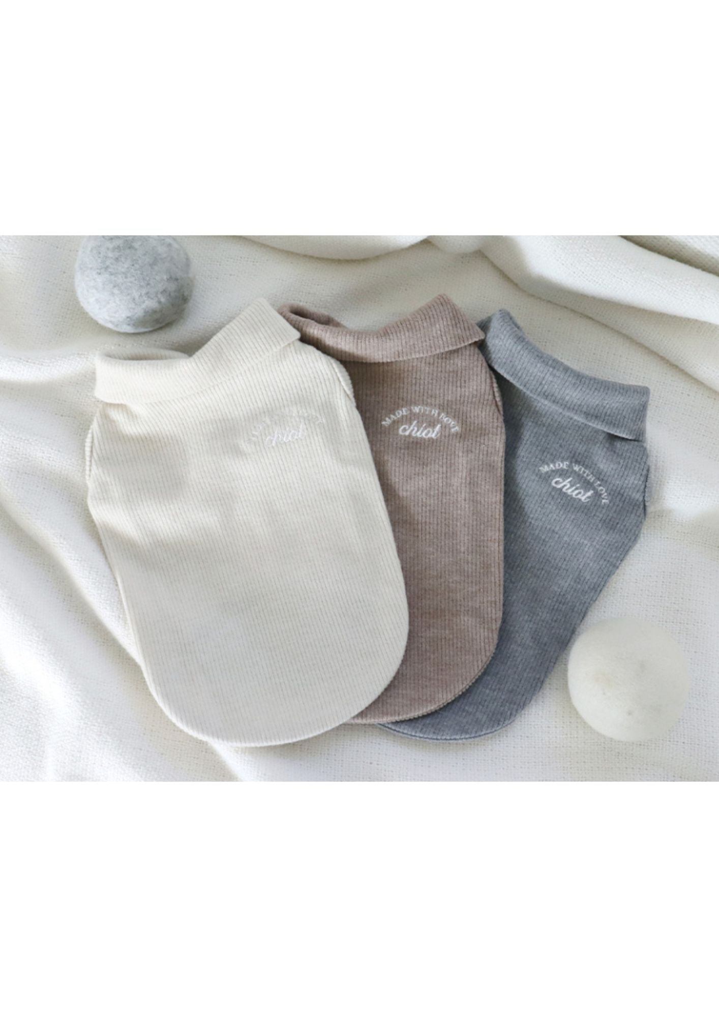 Soft sleevless half zip up (3colors)