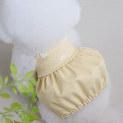 Lovesome balloon overalls (Yellow)