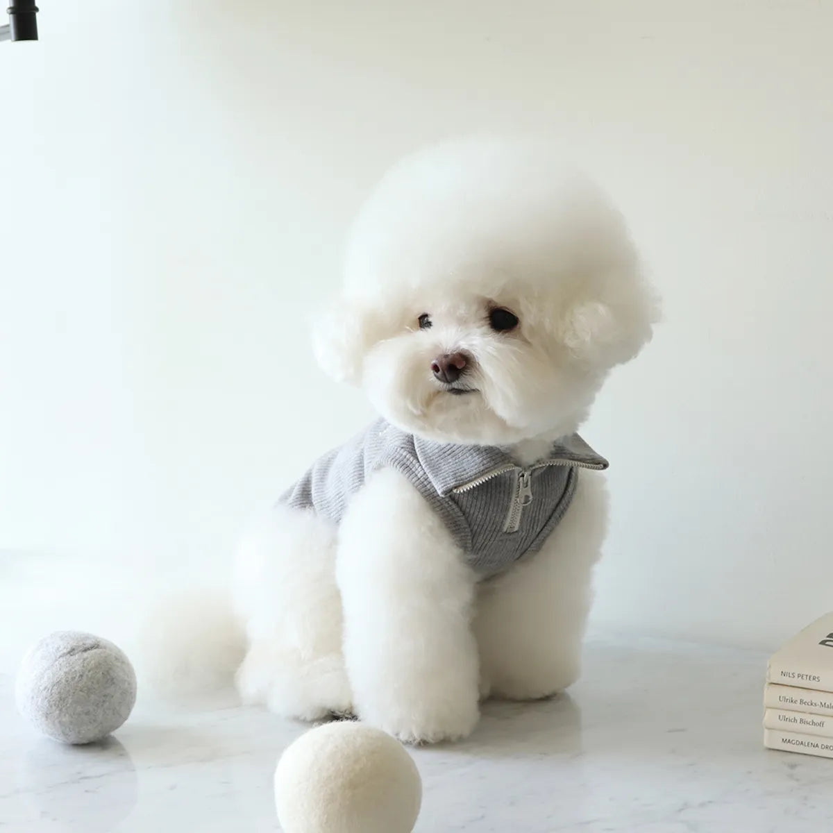 Soft sleevless half zip up (3colors)